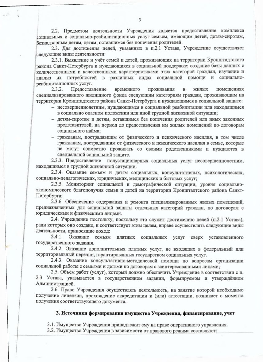 Устав учреждения (стр. 3)